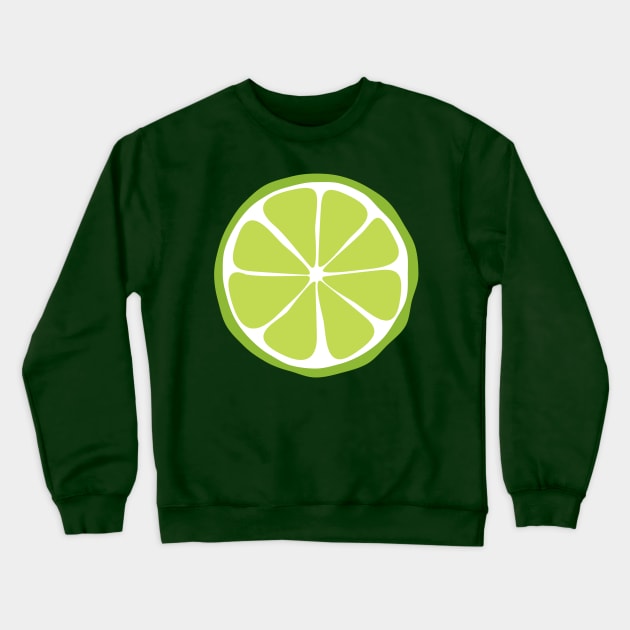 Retro Lime Crewneck Sweatshirt by LMHDesigns